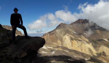 Mount Aragats and the peaks of the Geghama Range