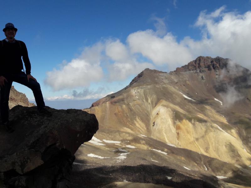 Mount Aragats and the peaks of the Geghama Range